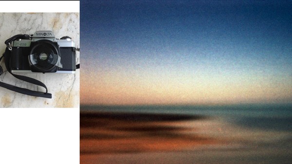 Minolta X500, homemade slit cap, 135 film